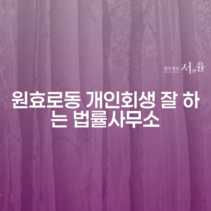 원효로동 개인회생 잘 하는 법률사무소