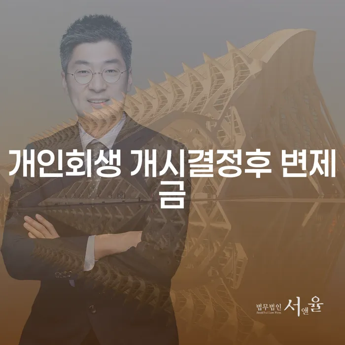 개인회생 개시결정 후 변제금, 홍성군 주민이라면 어떻게 준비해야 할까요?